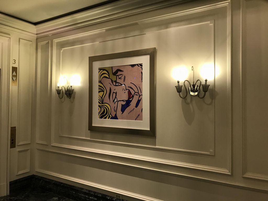 Roy Lichtenstein Silkscreen Installed at the Ritz 