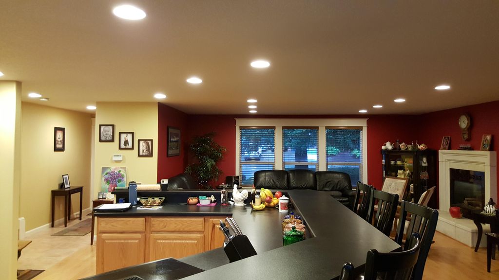 Interior house painting in Fairview, Oregon. Inter