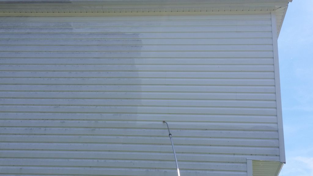 left side during cleaning