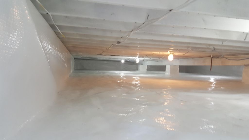 Crawlspace cleaned & encapsulated  