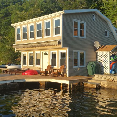 water front decks and boat docks
