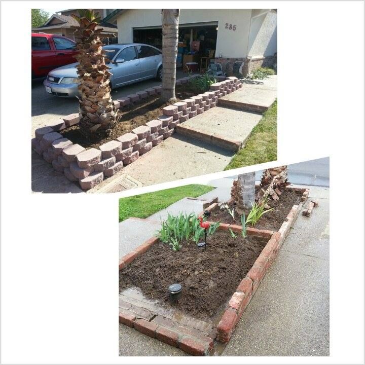 rebuild the retaining wall