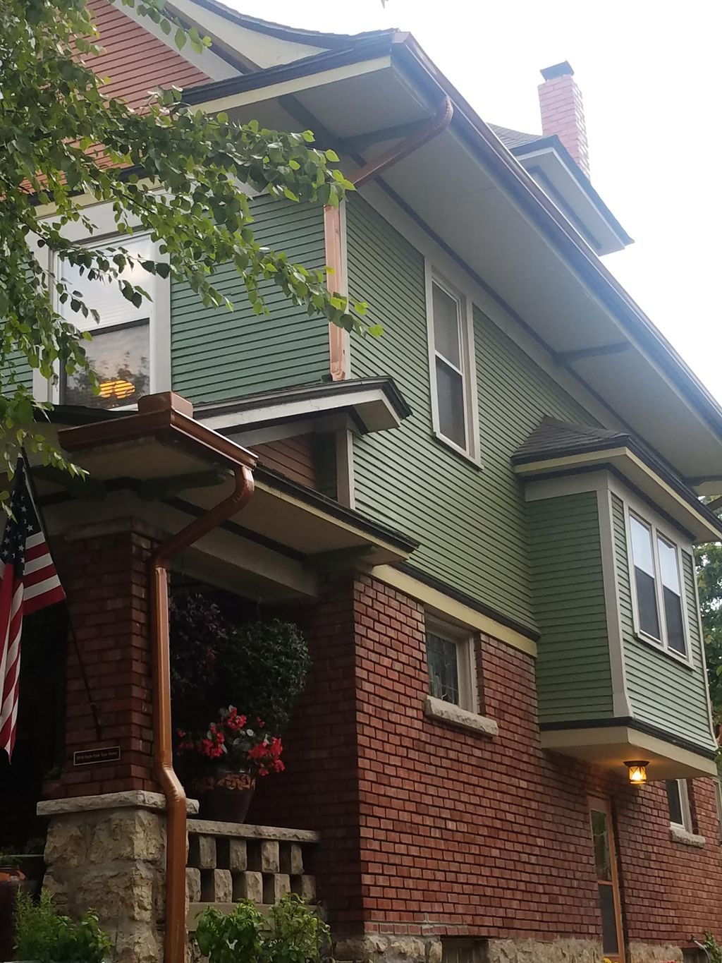 Home was just finished in the historical district 