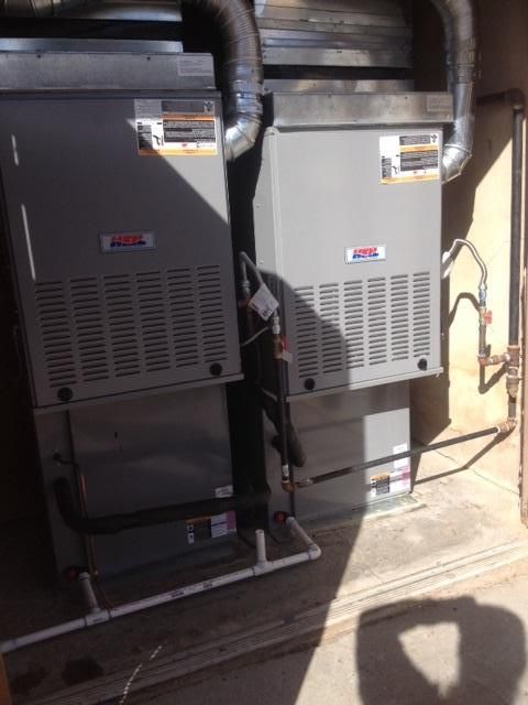 Commercial Conversion to refrigerated air