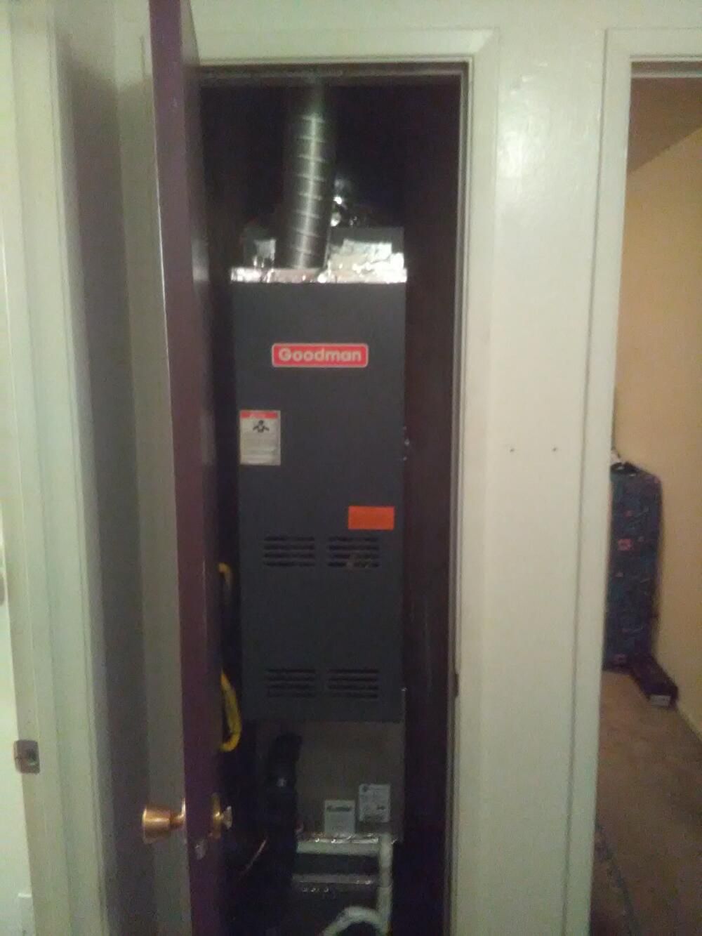 installation of furnace and ac coil