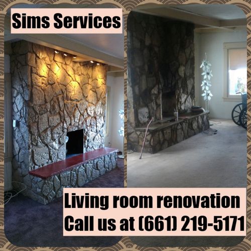 We do any and all renovations.
