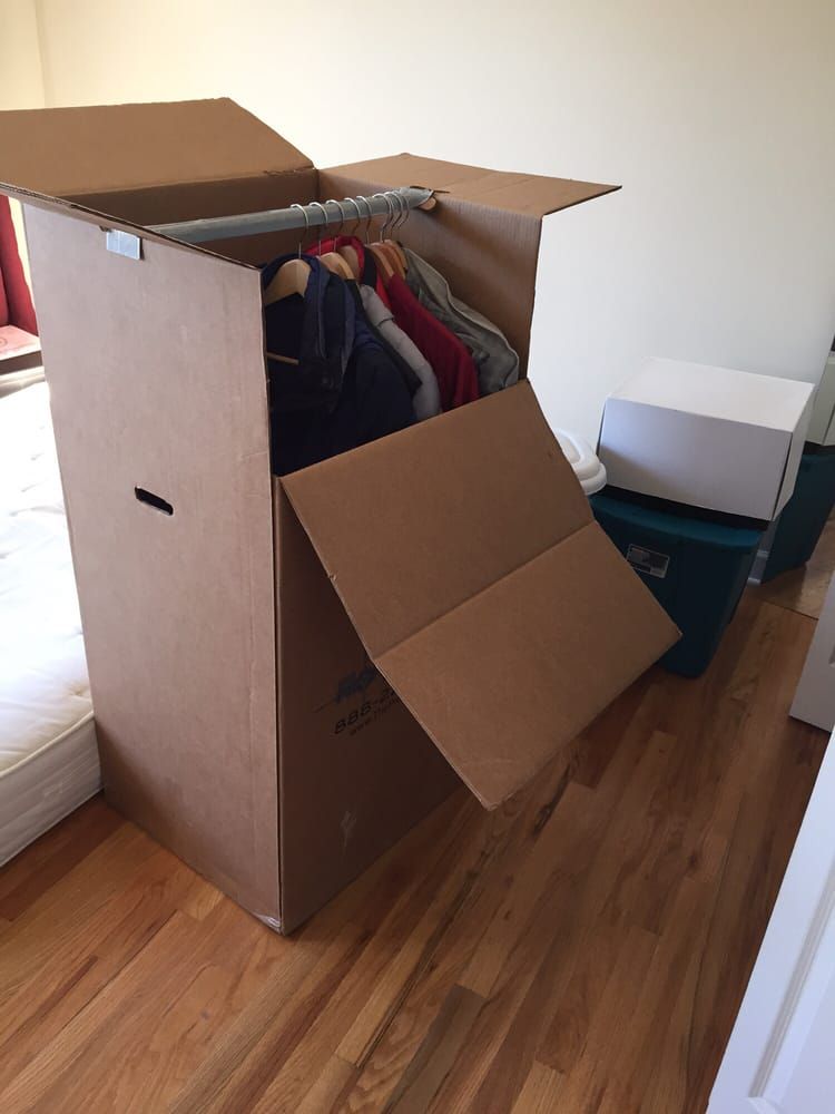 Free Wardrobe boxes.