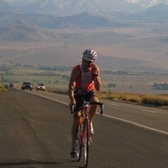 cycling in the high sierras, enjoying personal tim