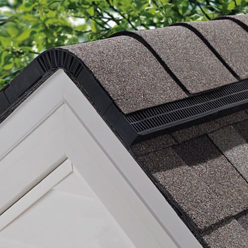 We offer ridge venting to help maximize the life o