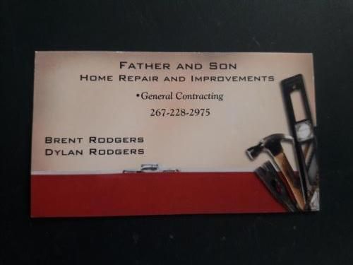 Father And Son Home Repair And Improvements