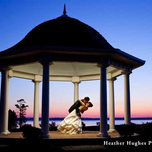 Wedding portrait - Sunset at Two Rivers Country Cl