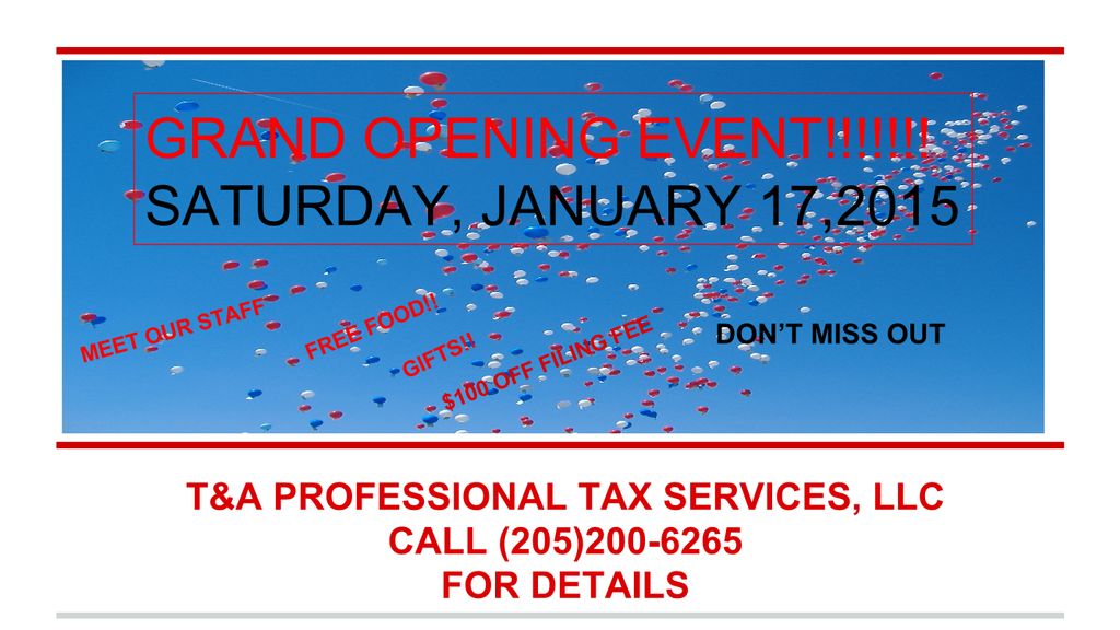 T & A Professional Tax Services, LLC
