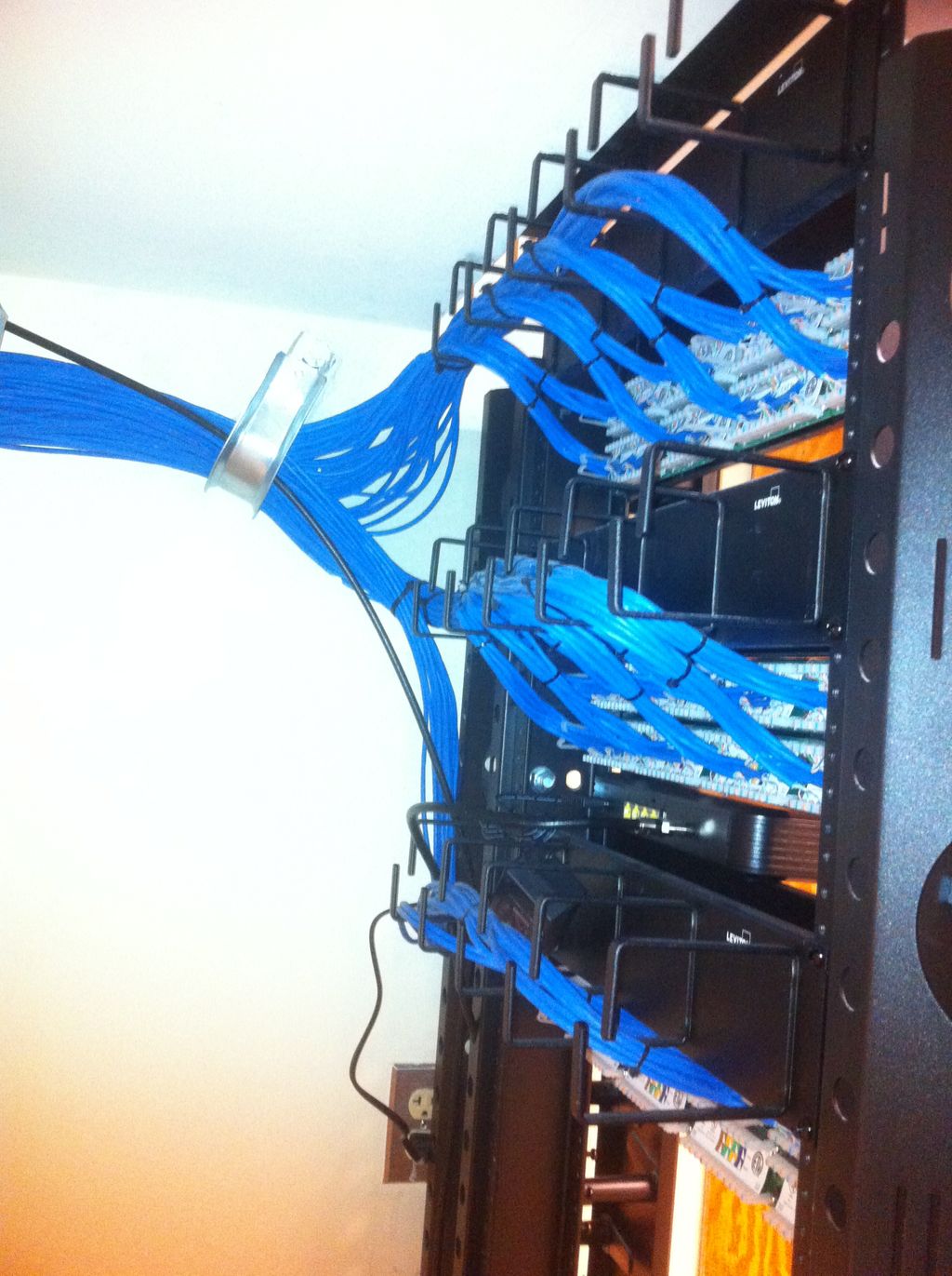 Medical center cable job.