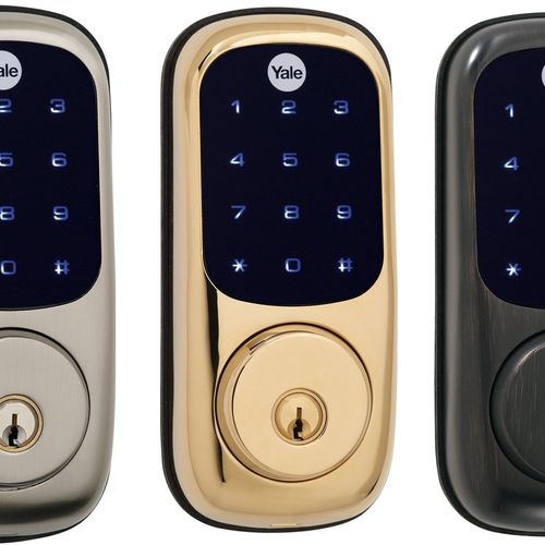 Automatic Door Locks- Nickel, Brass, and Bronze.
