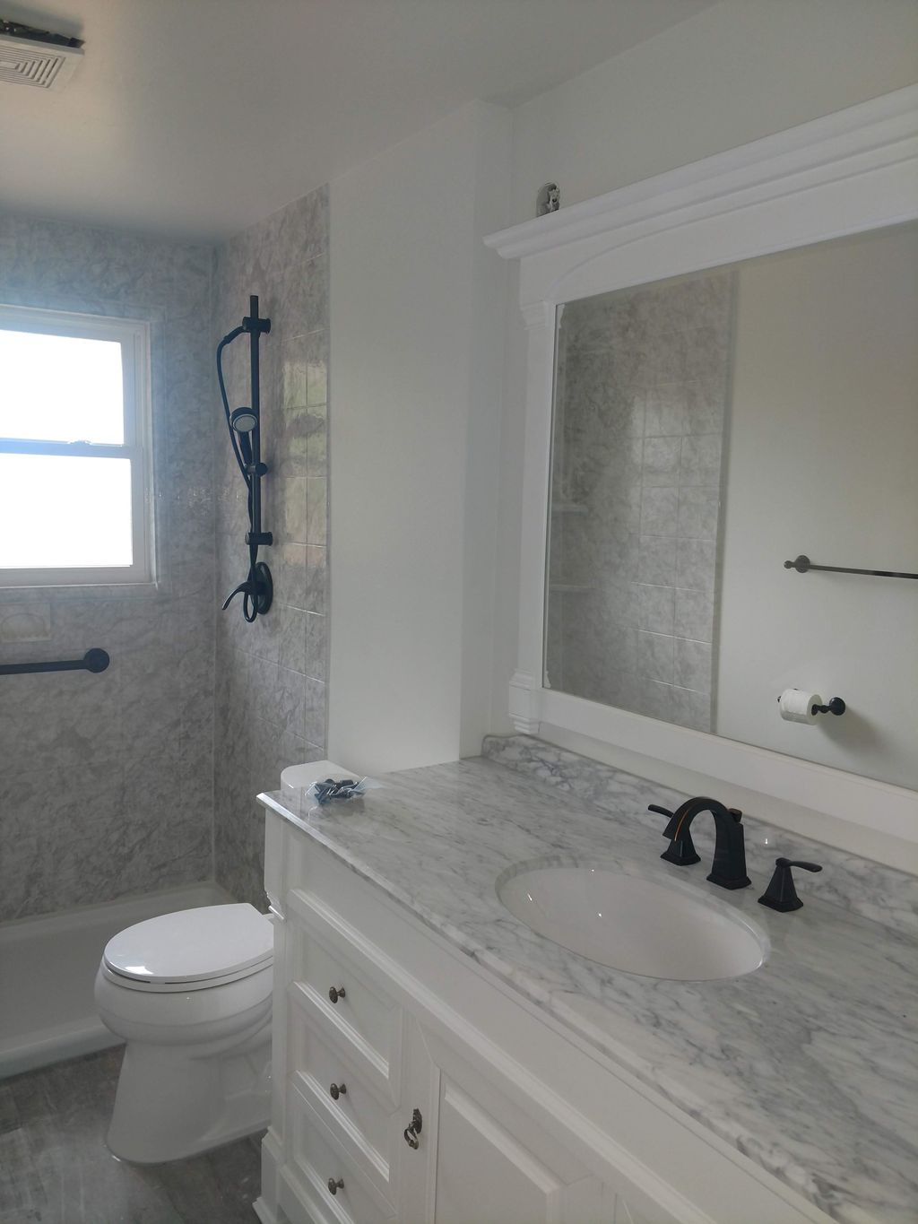 Tub-to-shower conversion COMPLETED 08/16/18