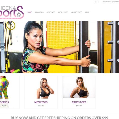 Shopping Cart and Basic On Site SEO-Category:Sport
