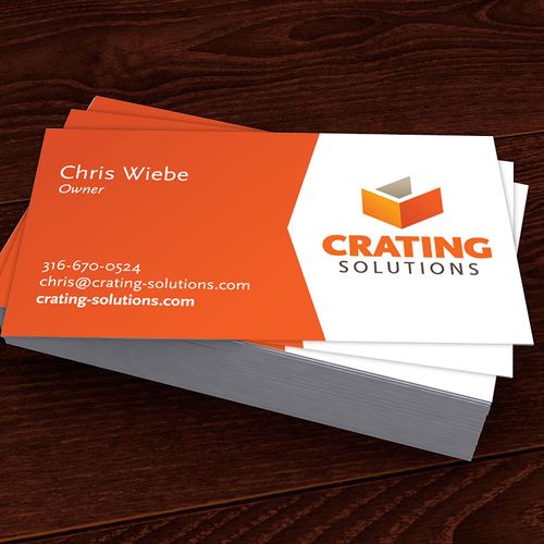 Logo and business card design for Crating Solution
