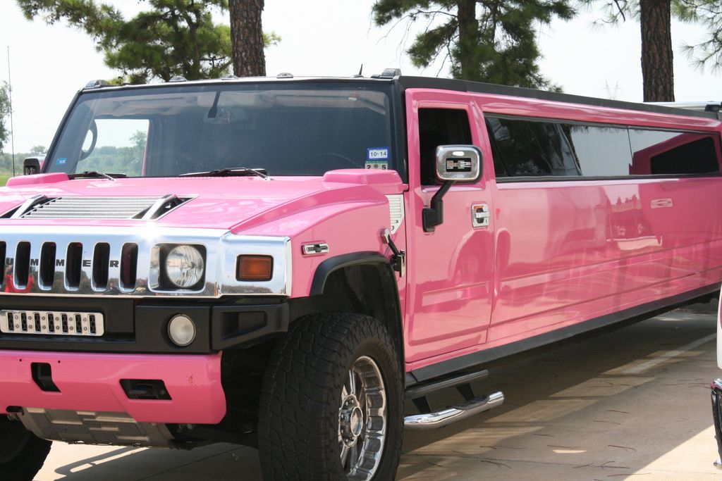 18 Passenger Pink Hummer