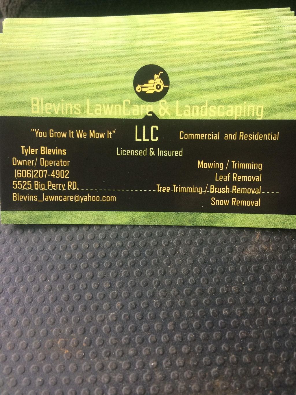 Blevins lawncare & landscaping LLC.