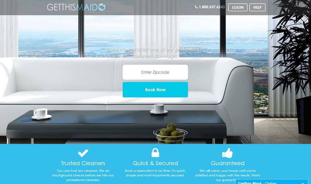 Cleaning Website & Reservation System