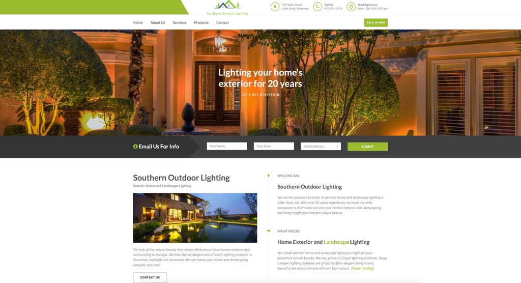 A provider of exterior home and landscape lighting