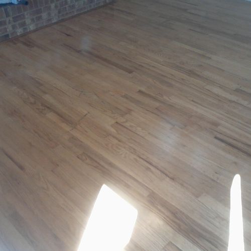 Refinished floor Pleasant Hill,N.C.
