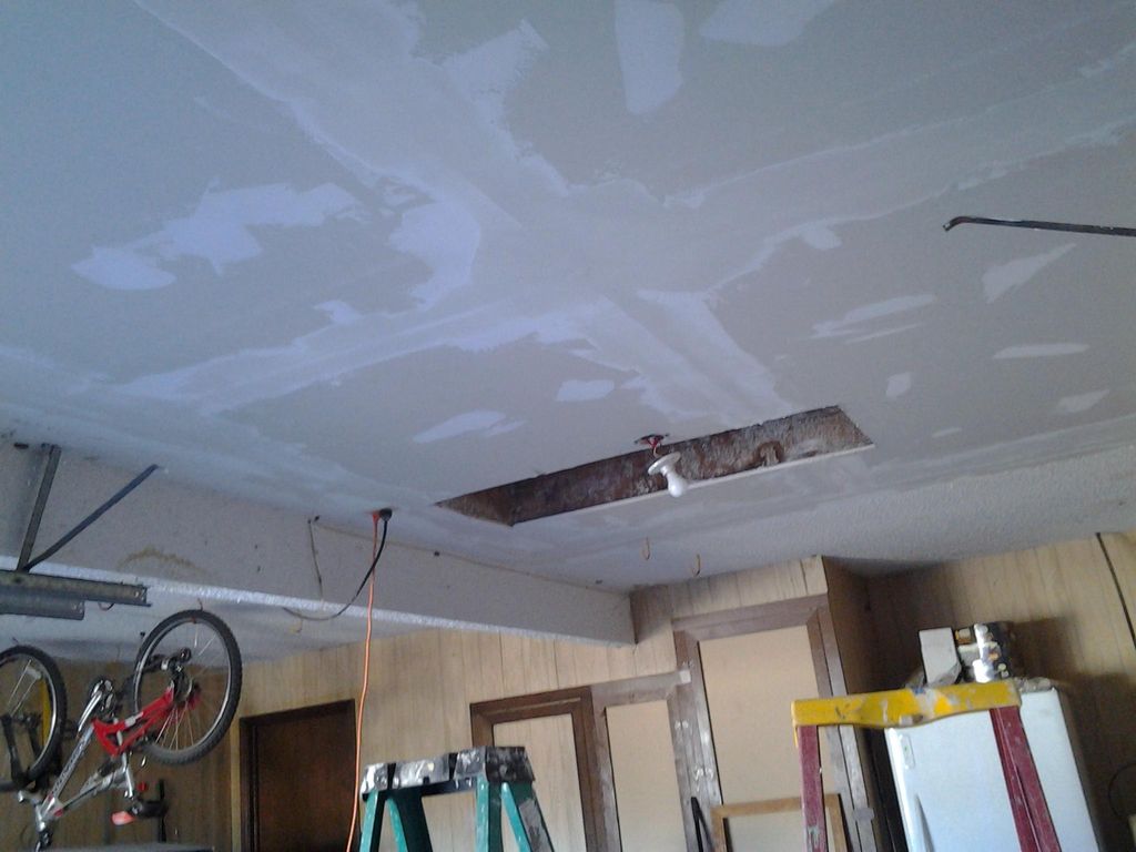 Garage ceiling replacement in Canyon North.