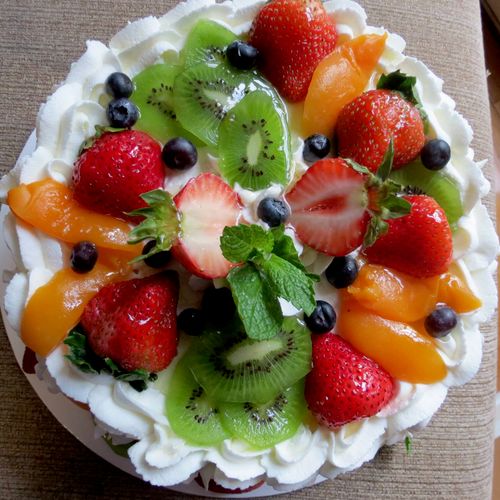 Decorated Fruit Cake