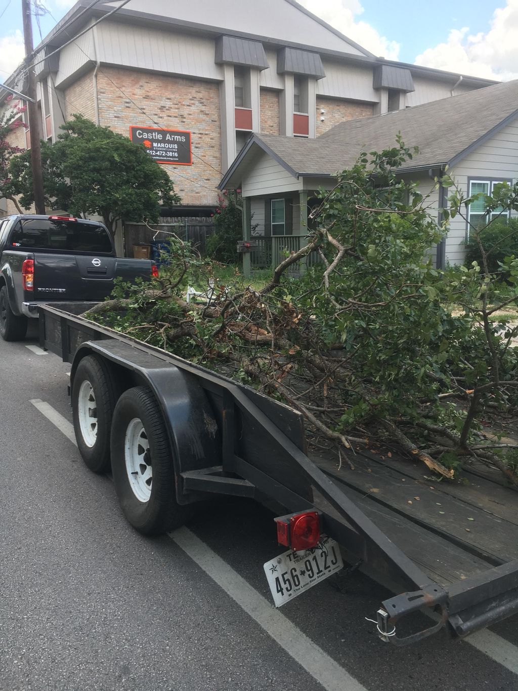 Branches hauled off 