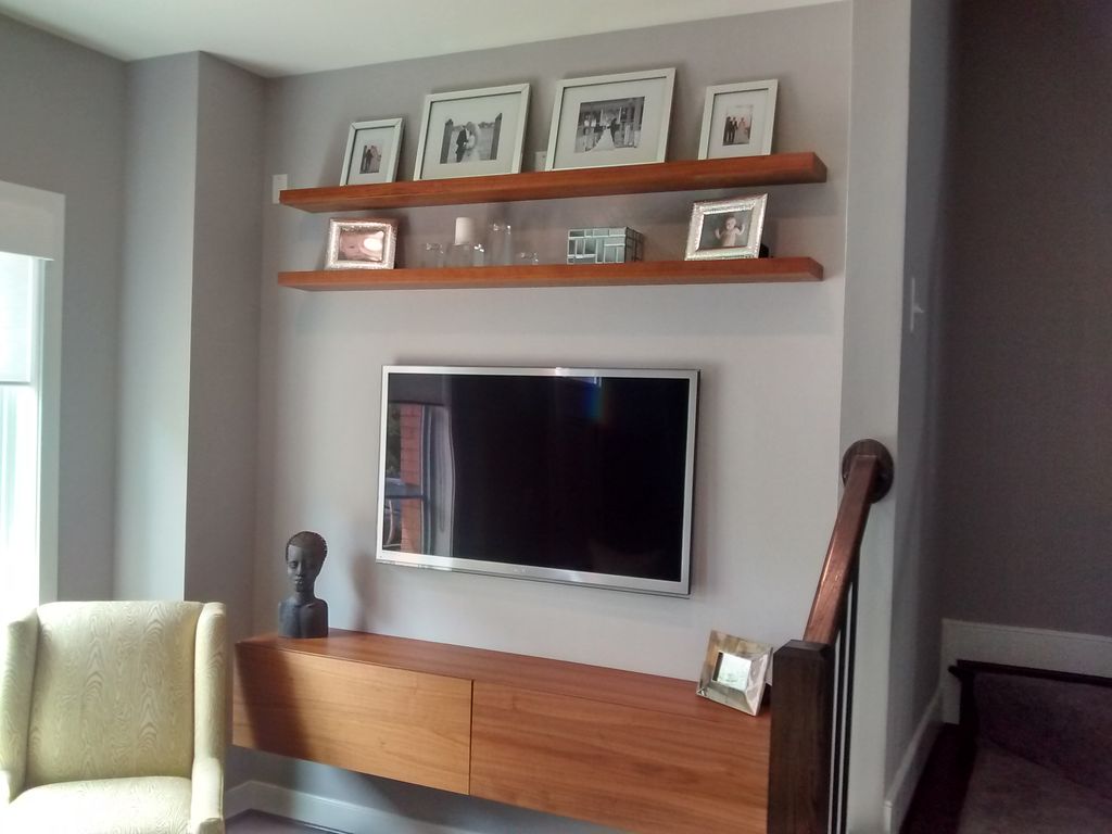 TV and media cabinets installation