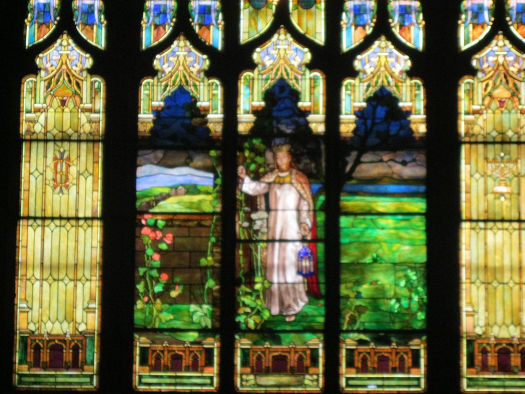Lantern window at Good Shepherd UMC - available as