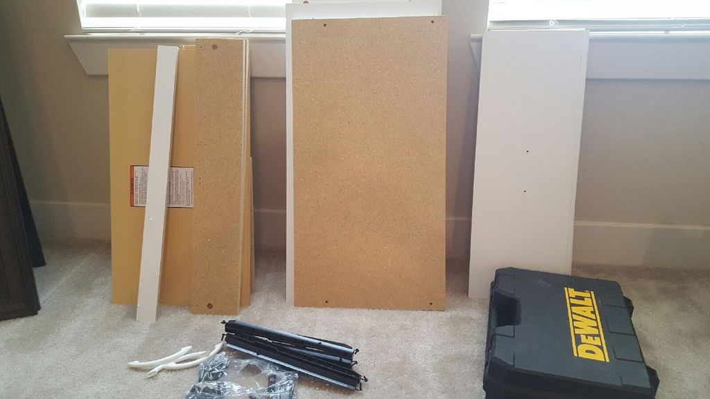 Before 3 drawer small dresser.