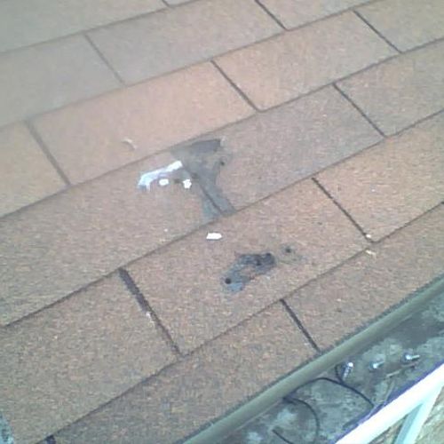 roof patch - before