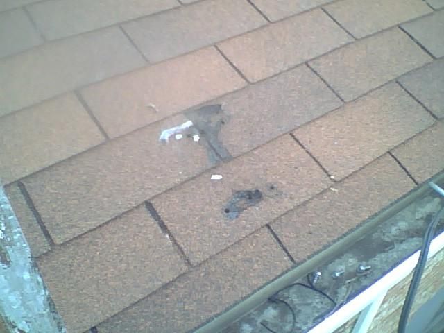 roof patch - before