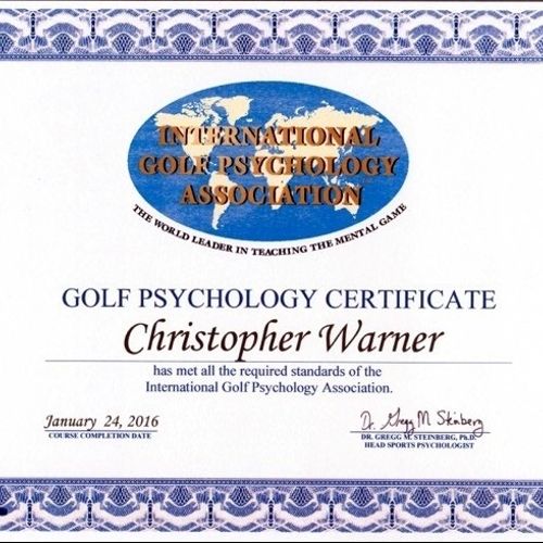 Mastering Golf Psychology. (The mental game).