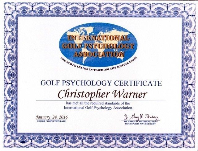 Mastering Golf Psychology. (The mental game).