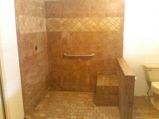 just been grouted hasn't been cleaned and sealed y