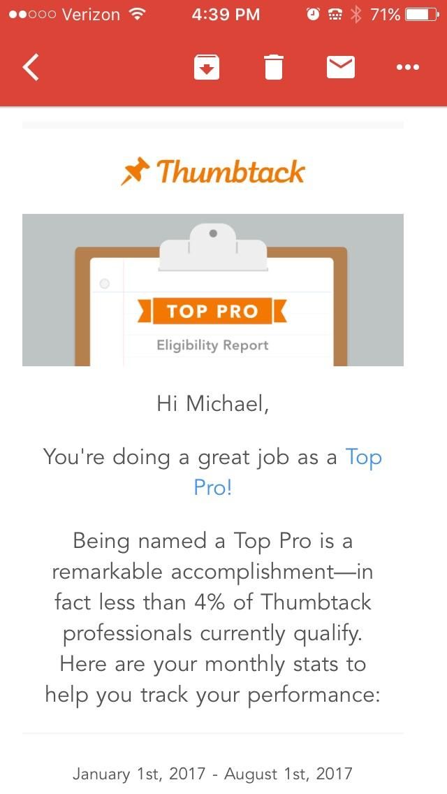 I do my best to take care of my customers 