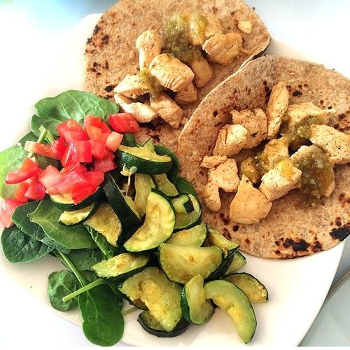 Chicken Tacos with Sauteed Veggies