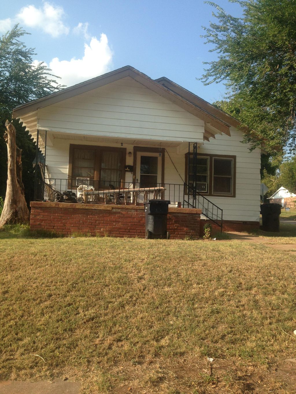 After exterior painting