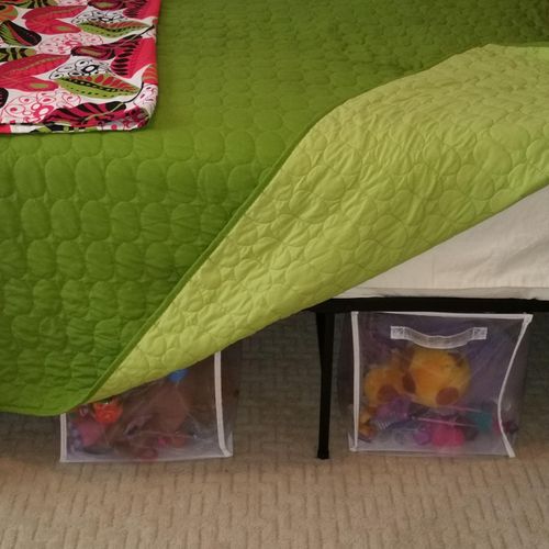 After Kid's Room: Added UnderBed storage for easy 
