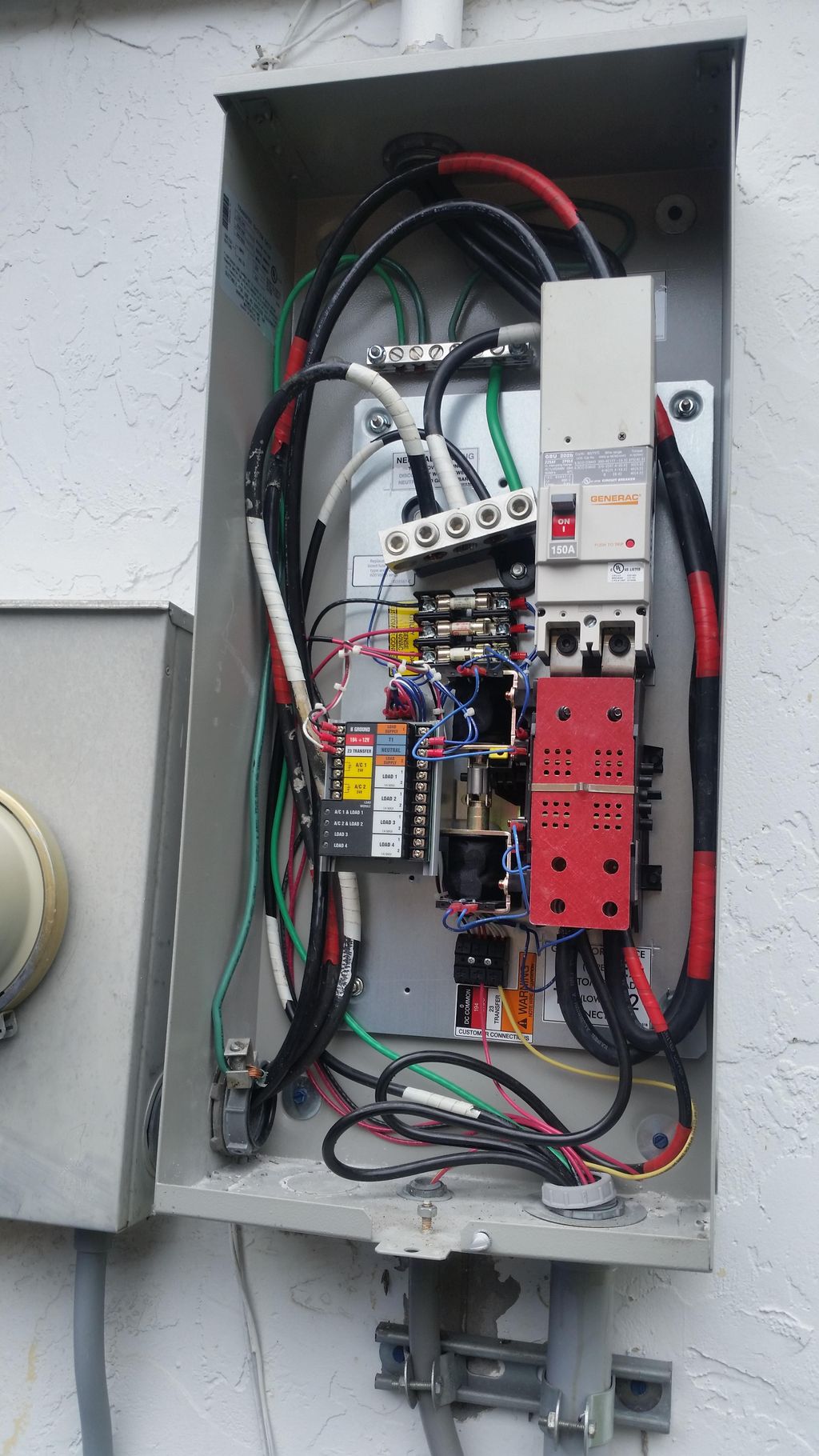 Automatic transfer switch for generator