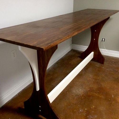 Here is a custom table I built for a friend/client