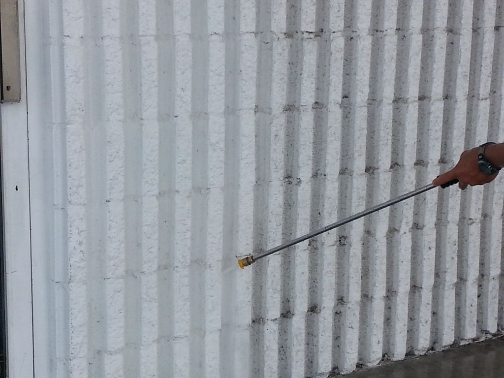 Pressure washing starting at $0.08 per square foot