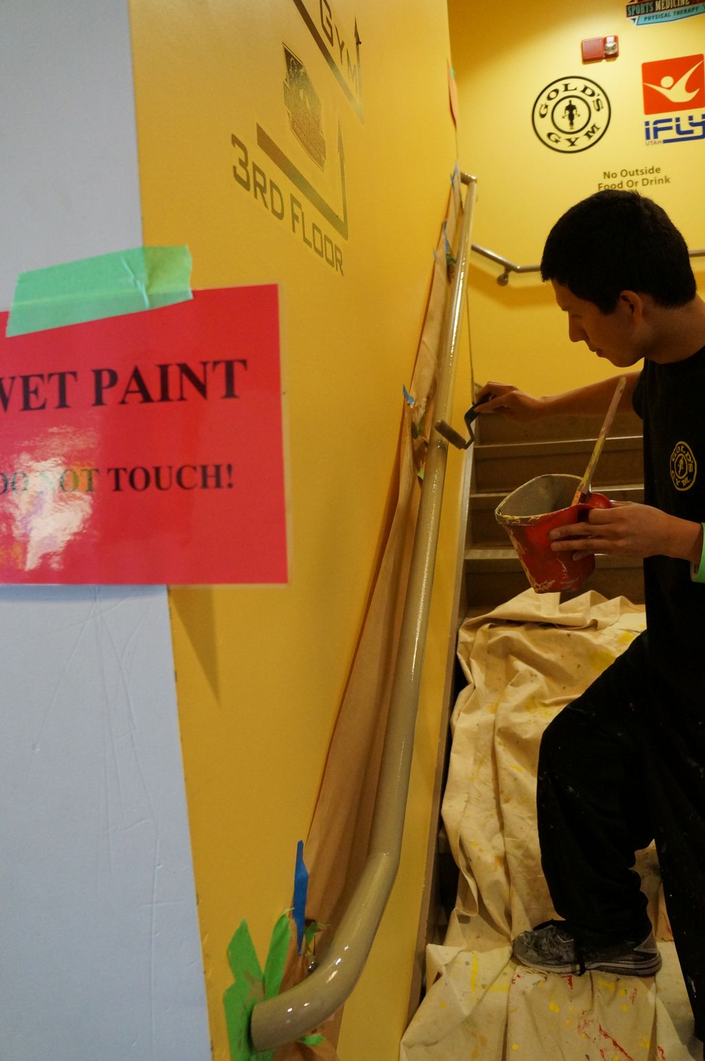 Painting for Gold's Gym Ogden
