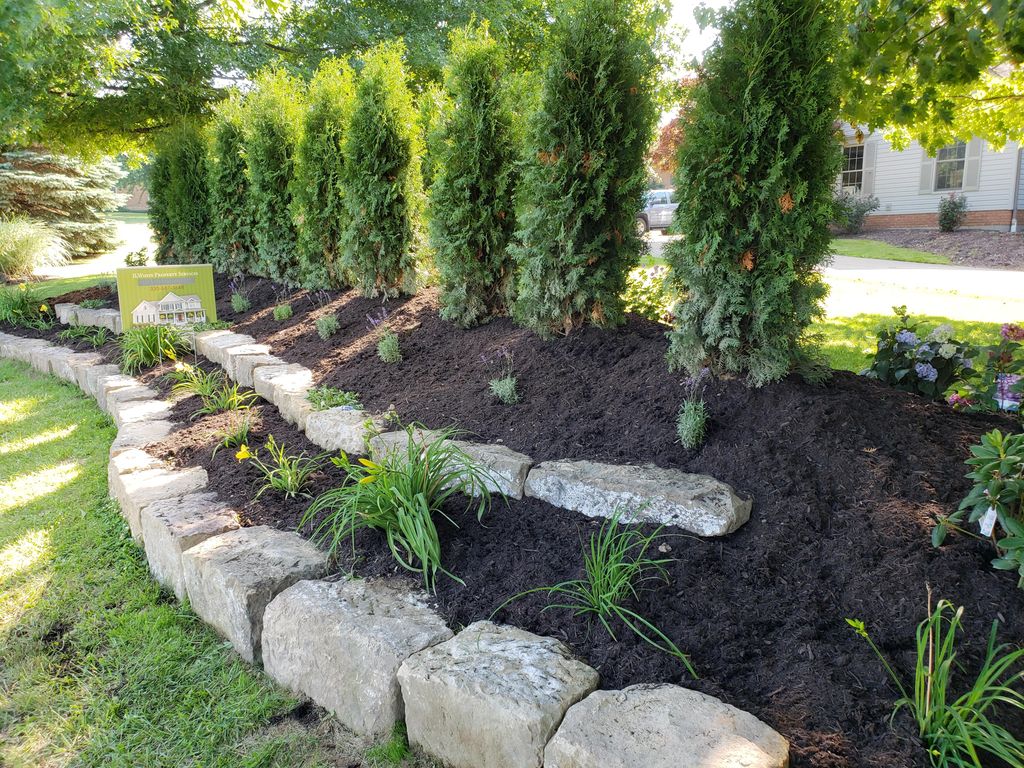 Privacy barrier installation