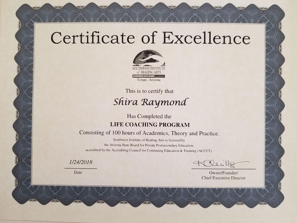 Life Coaching Certificate