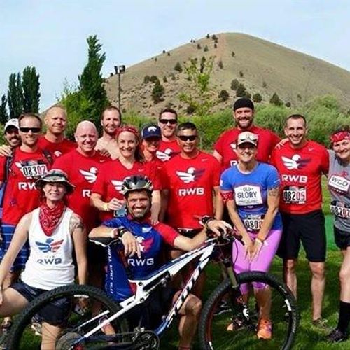 Team Red,  White & Blue at the Wild Canyon Games i