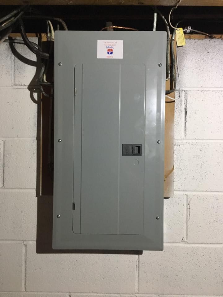 New Siemens Breaker panel.