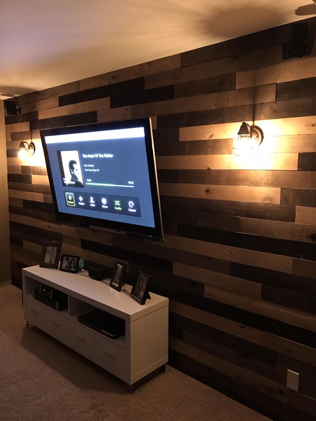 A pallet wall I did at my house!